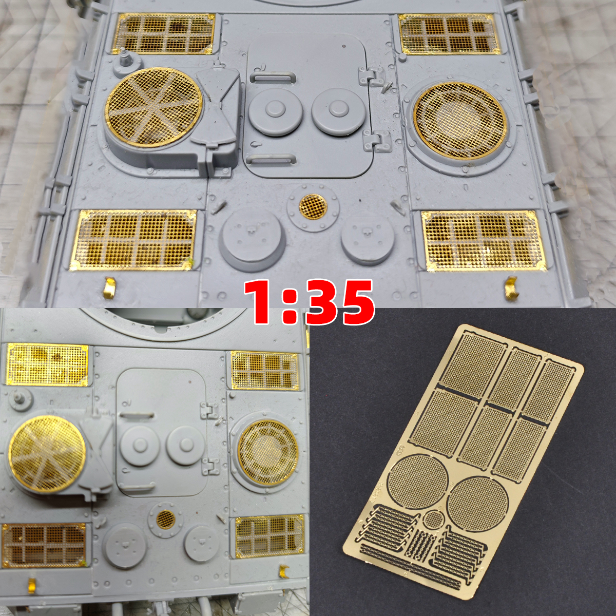 Model Kit Engine - 1/35 Ölçekli Model Kit Jagdpanther Tankı