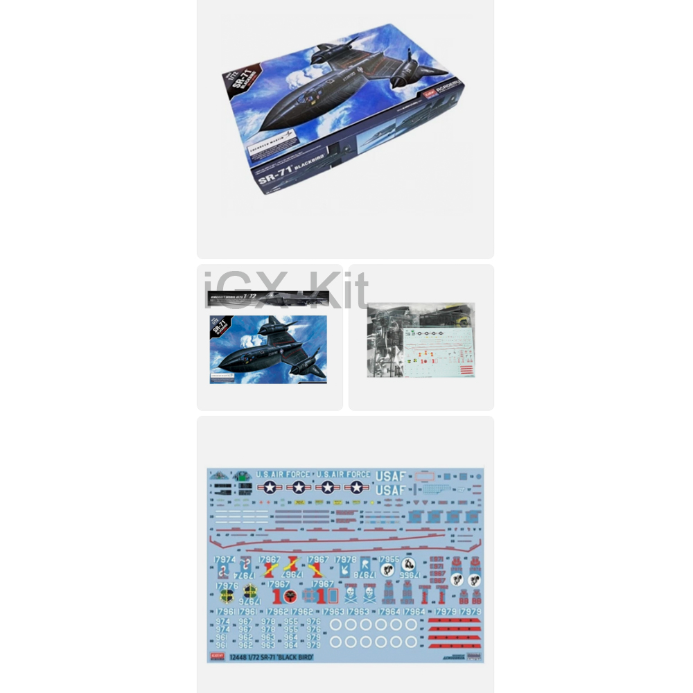 Model Kit Academy - Academy 12448 1/72 Ölçekli ABD SR-71