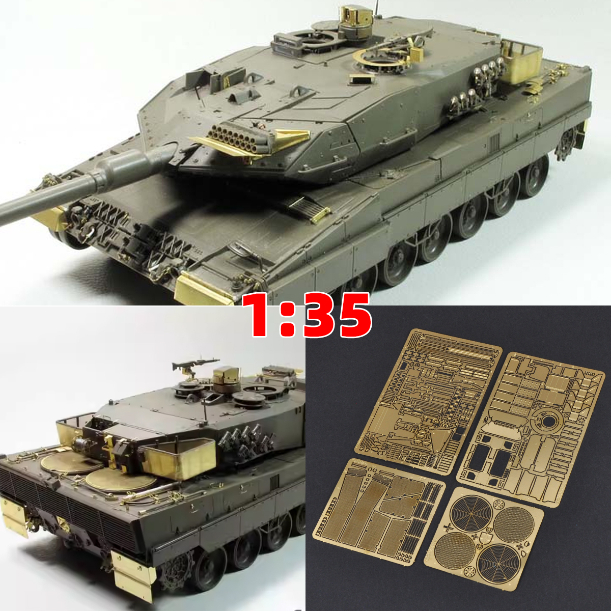 Model Kit Engine - 1/35 Fotoğraf Eatch PE Ölçekli Model