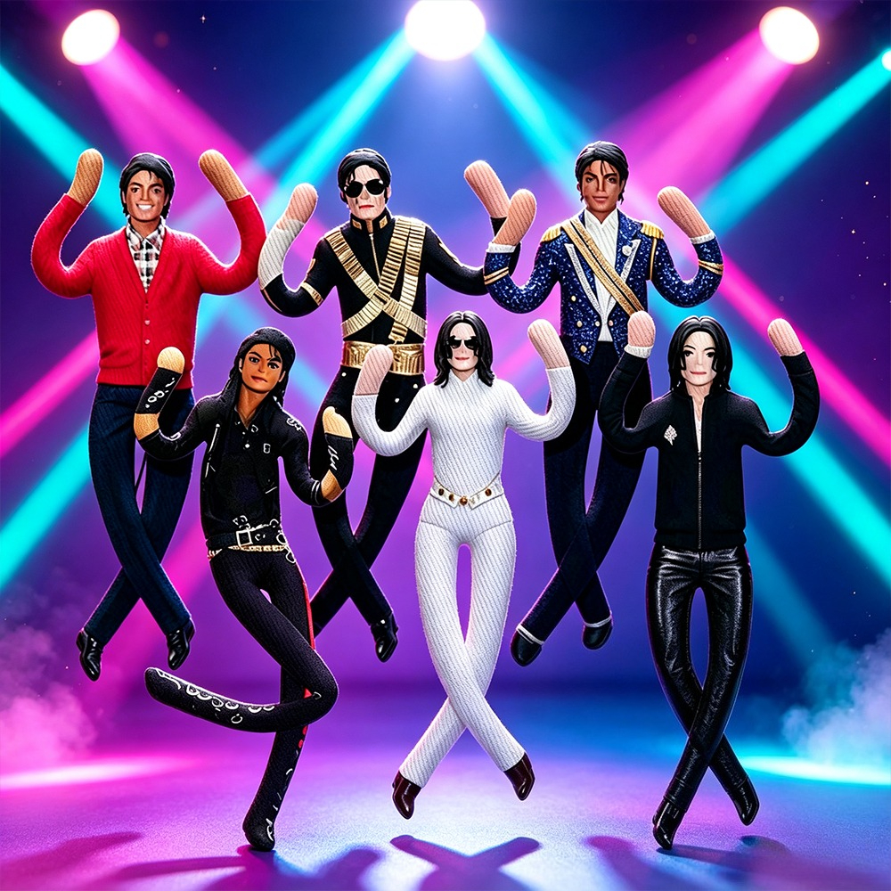 Model Kit Joints - Stil Michael Jackson Cosplay Prop Bebek