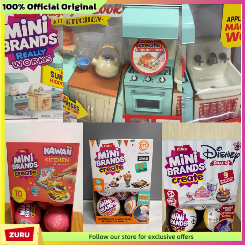 Model Kit Diorama - Zuru Mini Markalar Disney Atıştırmalıkları Yaratıyor
