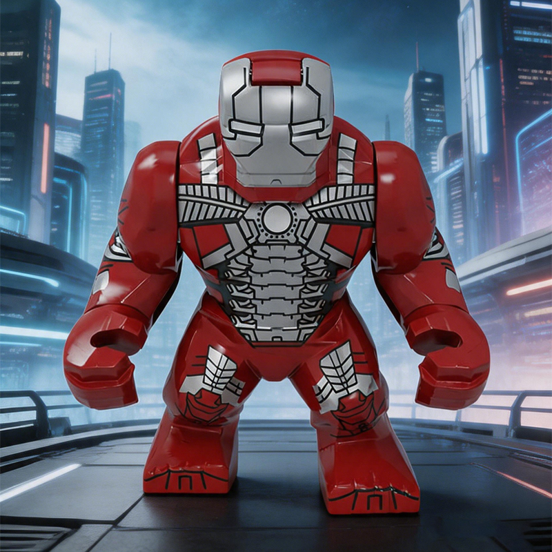 Model Kit Iron Man - Yapı taşları, Marvel süper kahramanları, birleştirilebilir