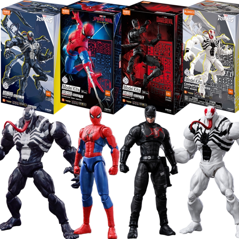 Model Kit Iron Man - BLOKEES Orijinal Örümcek Adam ANTI Venom