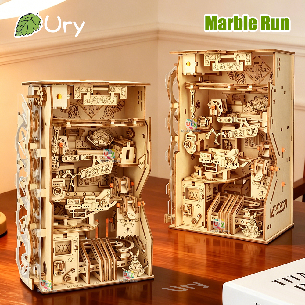 Model Kit Runner - Ury 3D Ahşap Bulmaca Elektrikli Raylı