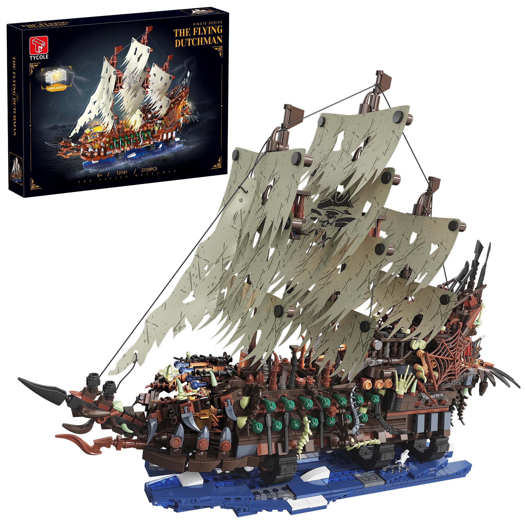 Model Kit Companies - 2159 Parça Korsan Gemisi Yapım Seti