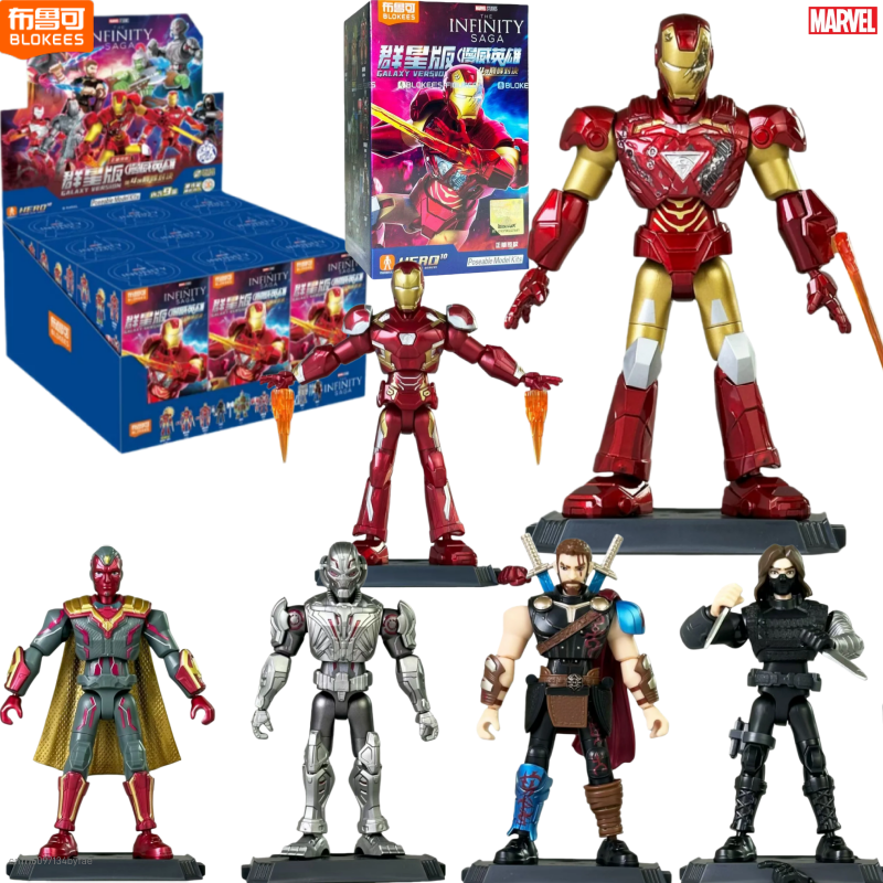 Model Kit Iron Man - BLOKEES Marvel Heroes Yapı Taşları Adam