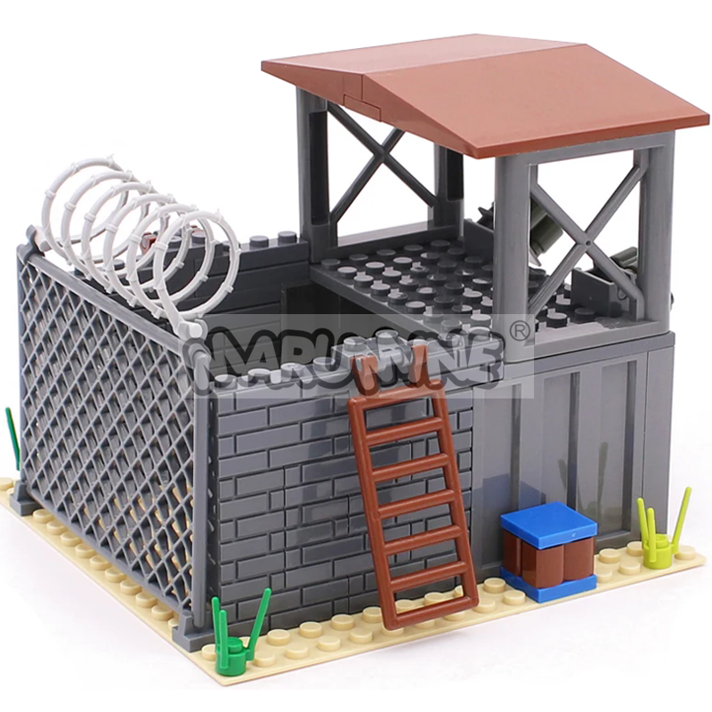 Model Kit Companies - Marumine 23 adet MOC blokları askeri