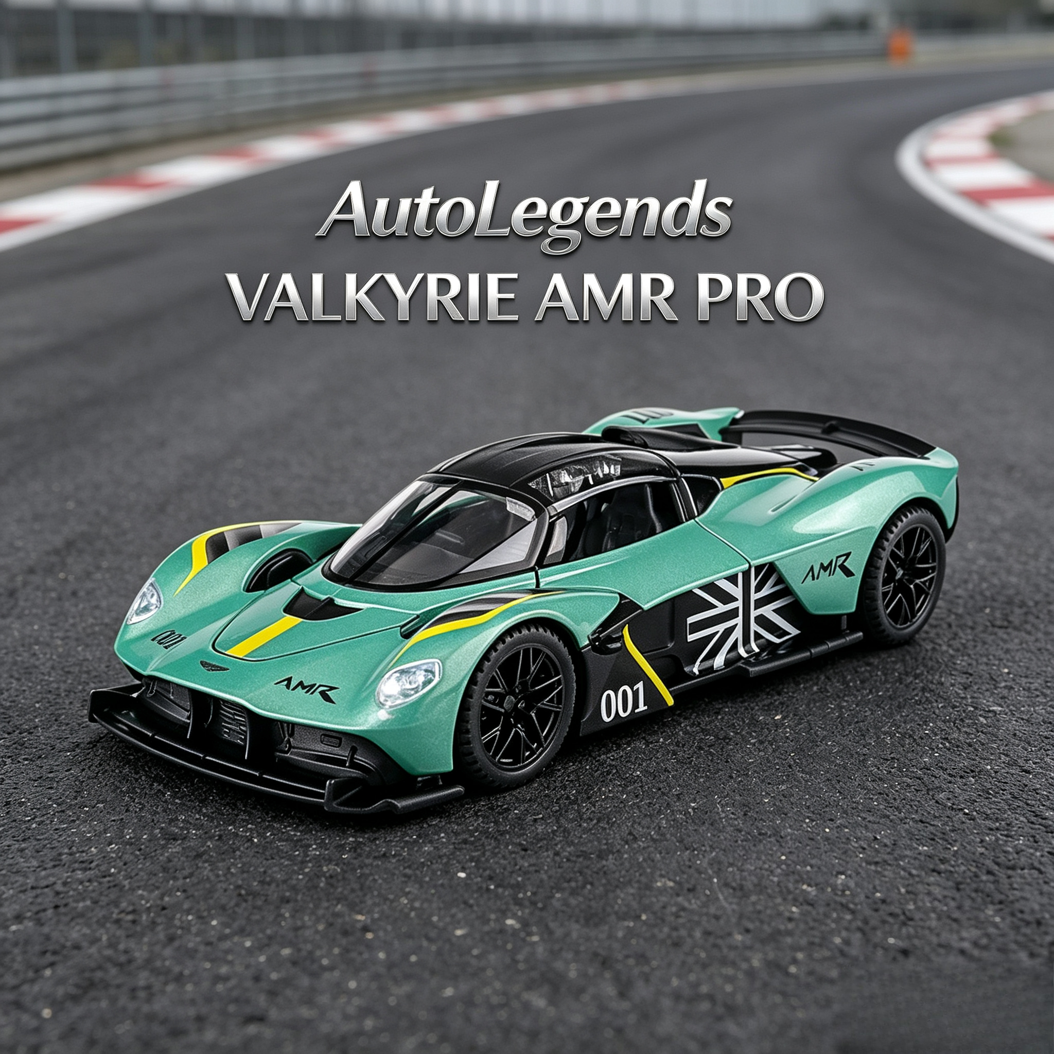 Model Kit Valkyrie - 1:32 Valkyrie Alaşımlı Spor Araba Modeli