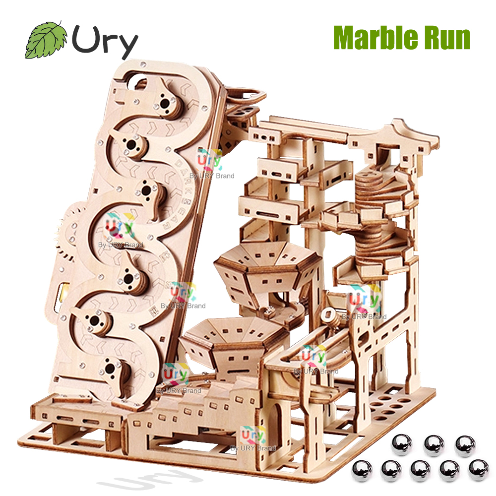 Model Kit Runner - Ury 3D Ahşap Bulmaca Elektrikli Raylı