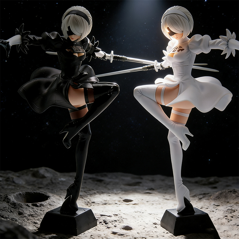 Model Kit Nier Automata - 2 Numaralı Tip B Siyah/Beyaz Versiyon