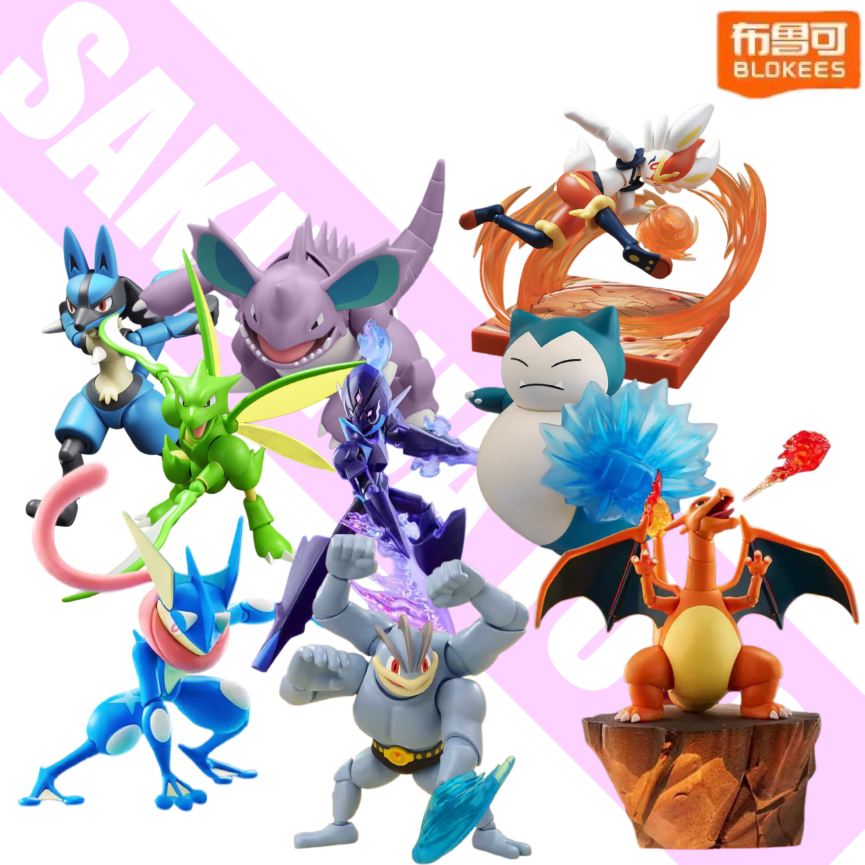 Model Kit Xiaoyaozi - Stokta Mevcut: BLOKEES Pokémon, Charizard, Kirby,