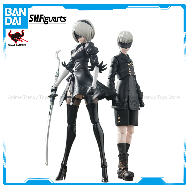 Model Kit Nier Automata - Stokta Bandai Orijinal S.H.Figuarts SHF Nier: