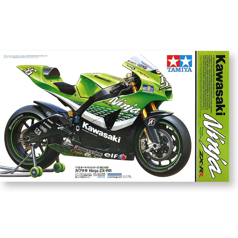 Model Kit Ninja - Tamiya 14109 statik montajlı araba modeli