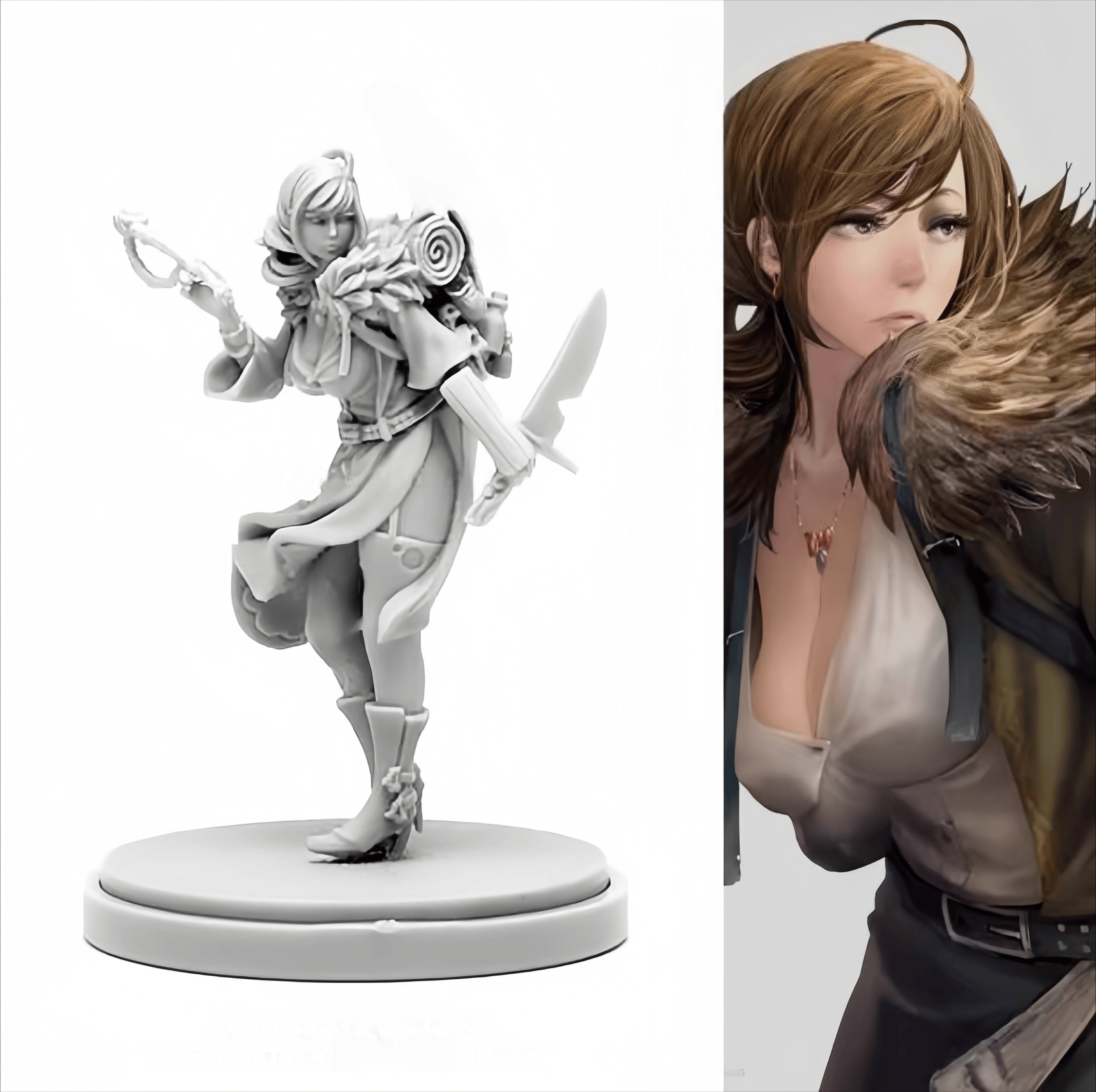 Model Kit Valkyrie - 38mm Döküm Reçine Model Montaj Kiti,