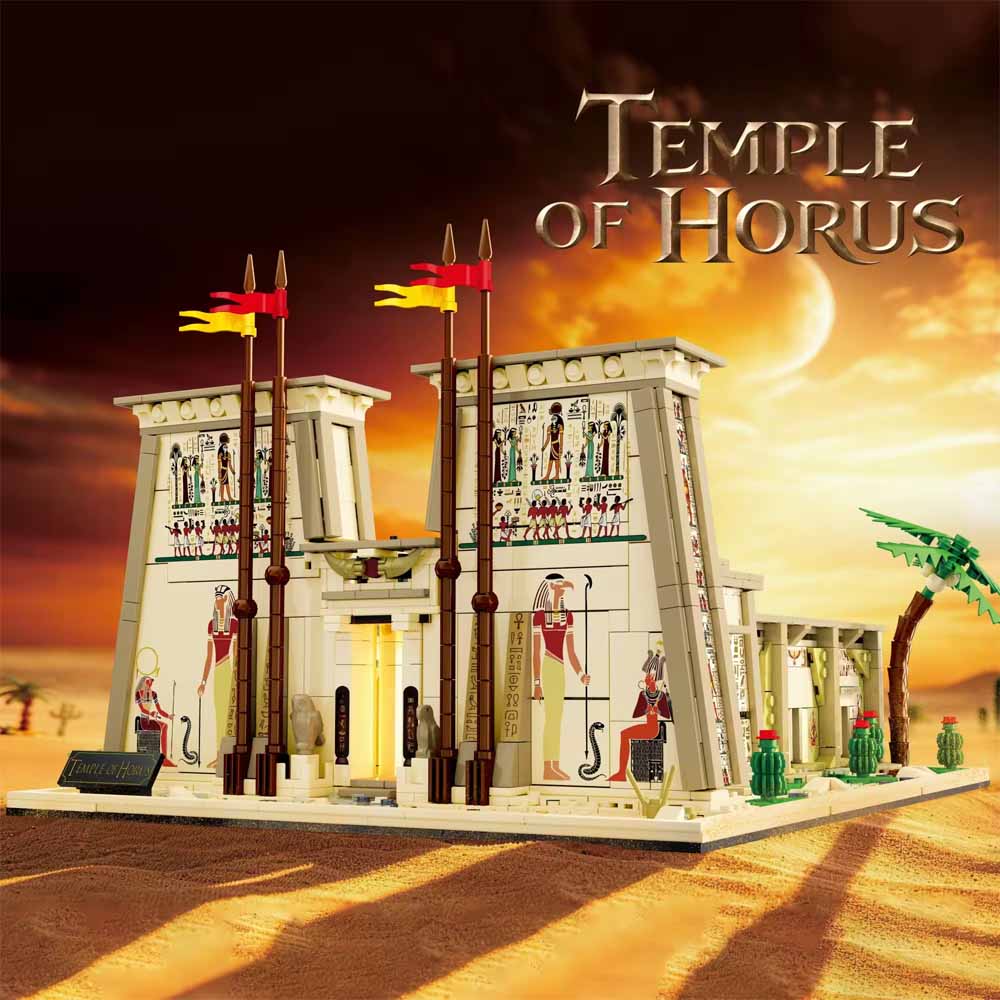 Model Kit Companies - 2073 adet Horus Tapınağı Yapı Taşları