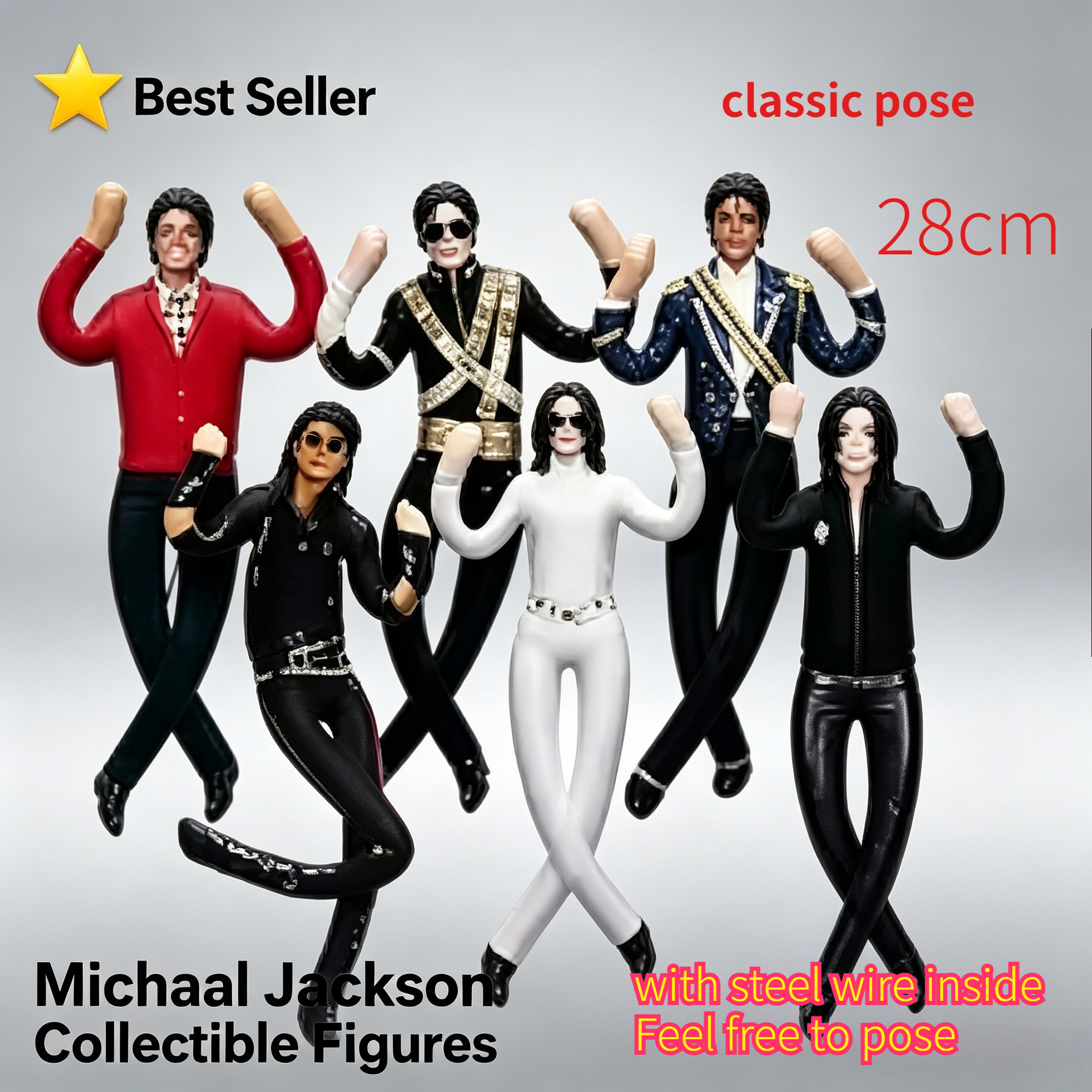 Model Kit Joints - 28 CM Michael Jackson Cosplay Prop