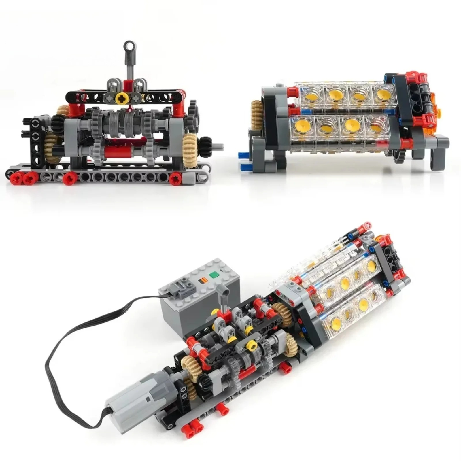 Yüksek Teknoloji Şeffaf V16 Mo - Model Kit Engine incelemesi ve fiyatı