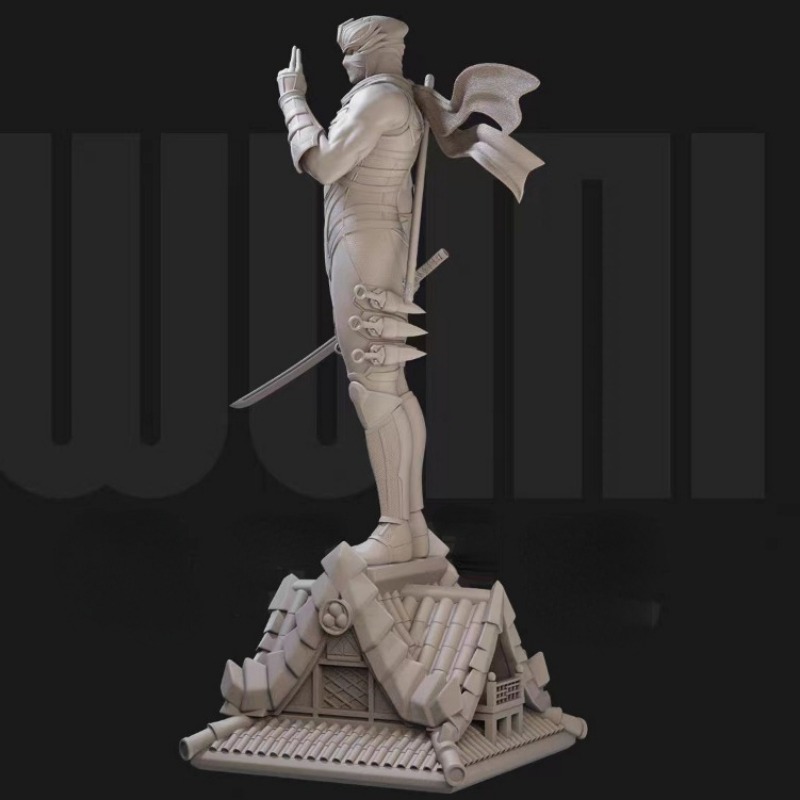 1/24 minyatür siyah Robe Ninja - Model Kit Ninja incelemesi ve fiyatı