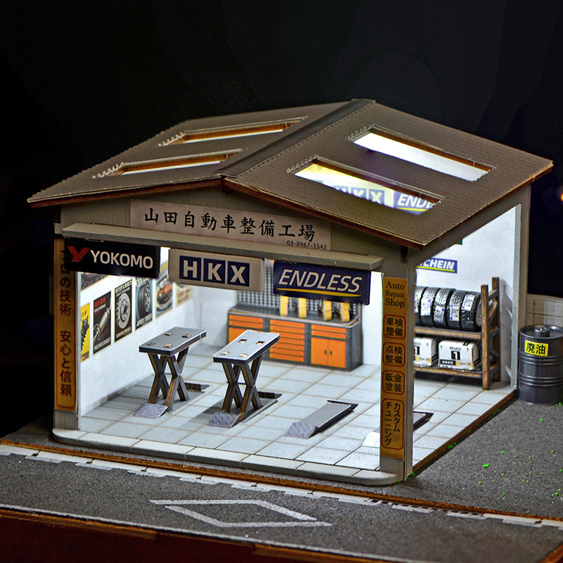 1:64 Ölçekli DIY Oto Tamir Atö - Model Kit Diorama incelemesi ve fiyatı