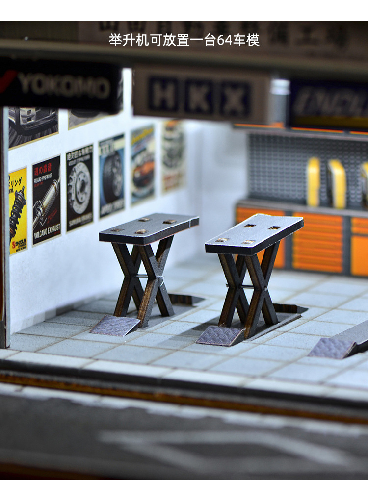 1:64 Ölçekli DIY Oto Tamir Atö - Model Kit Diorama incelemesi ve fiyatı