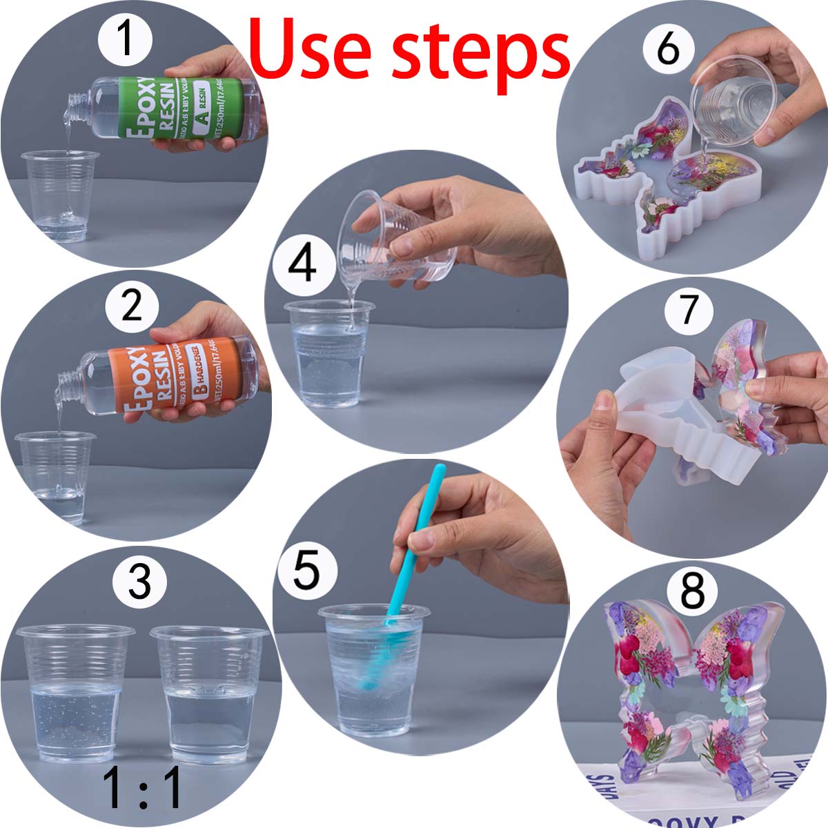 1:1 Oranı Epoksi Reçine Kiti A - Resin Kit Cast incelemesi ve fiyatı
