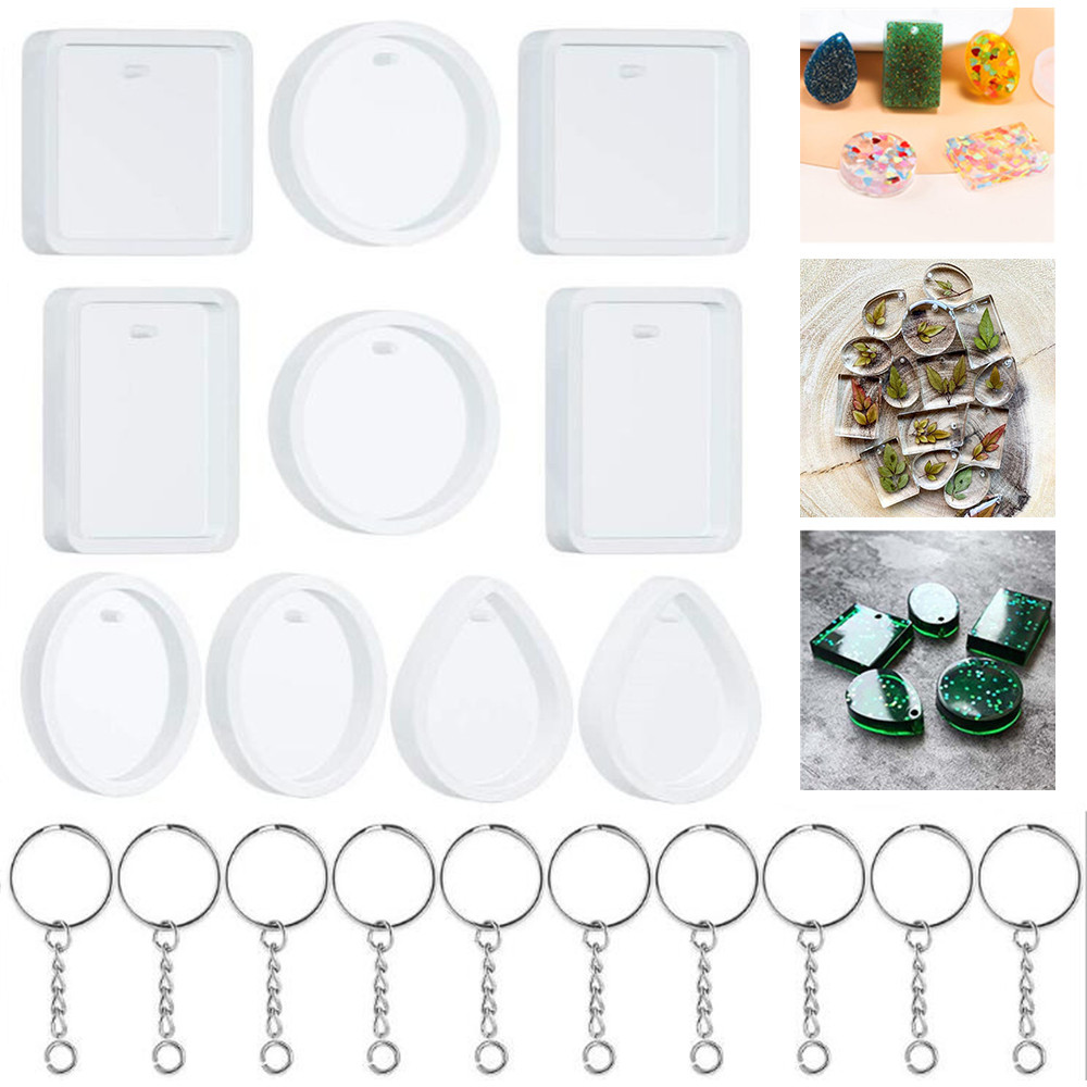 20 adet/takım DIY anahtarlık k - Resin Kit Cast incelemesi ve fiyatı