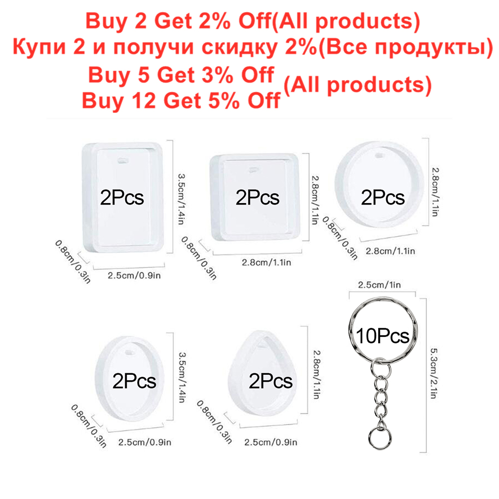 20 adet/takım DIY anahtarlık k - Resin Kit Cast incelemesi ve fiyatı