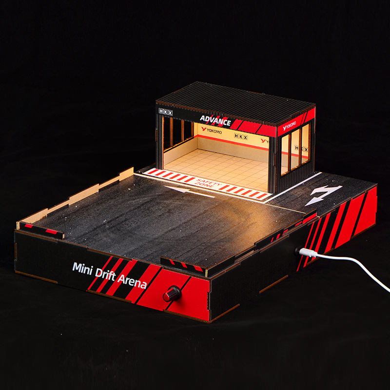 1:64 Ölçekli DIY Drift Pisti D - Model Kit Diorama incelemesi ve fiyatı