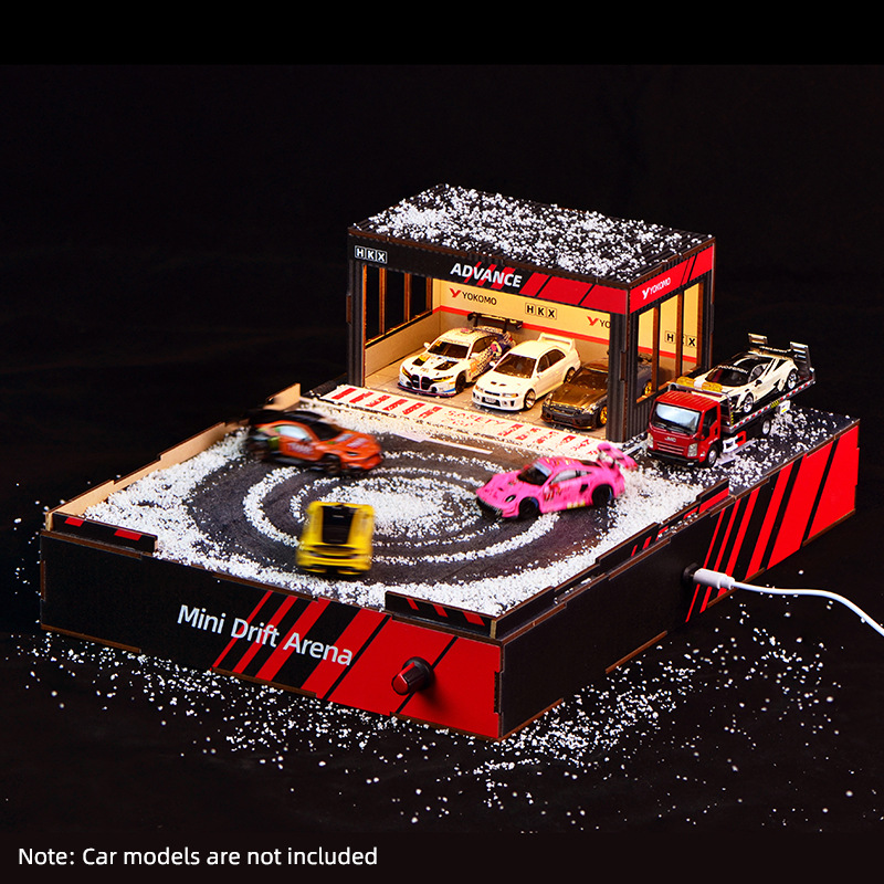 1:64 Ölçekli DIY Drift Pisti D - Model Kit Diorama incelemesi ve fiyatı