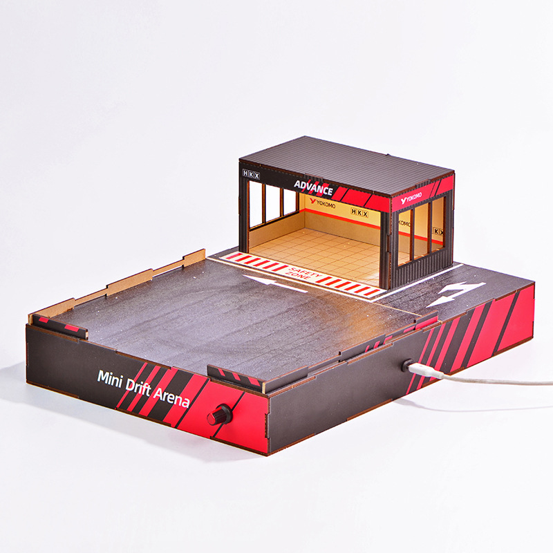 1:64 Ölçekli DIY Drift Pisti D - Model Kit Diorama incelemesi ve fiyatı
