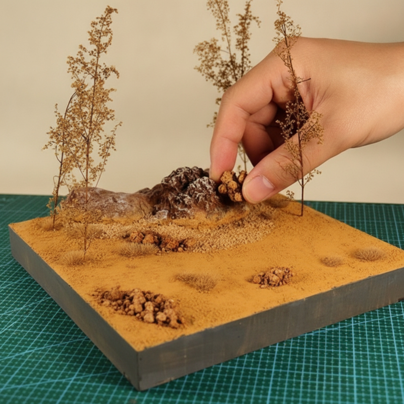 Minyatür Peyzaj Seti Gerçekçi  - Model Kit Diorama incelemesi ve fiyatı
