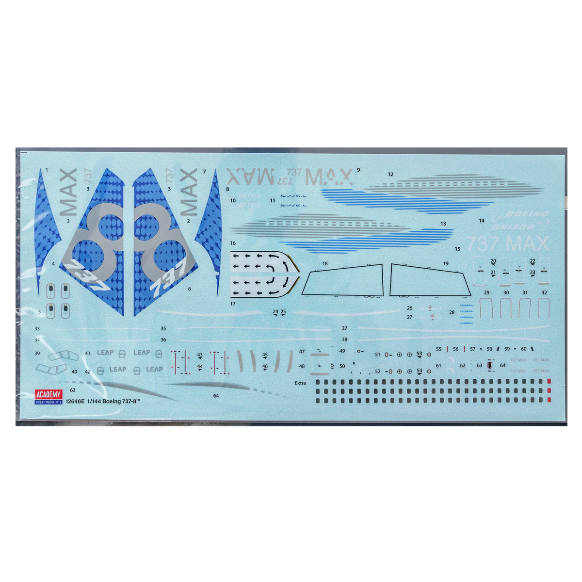 AC12646 ACADEMY 1/144 Boeing 7 - Model Kit Academy incelemesi ve fiyatı