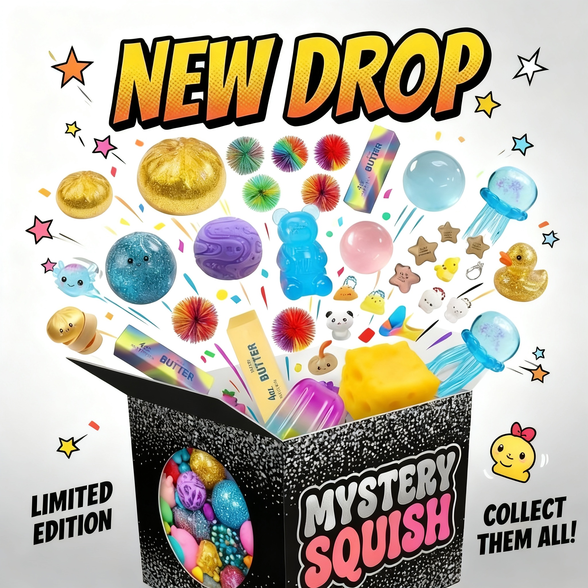 Squish Time Nee Doh Gizemli Kö - Model Kit Box incelemesi ve fiyatı