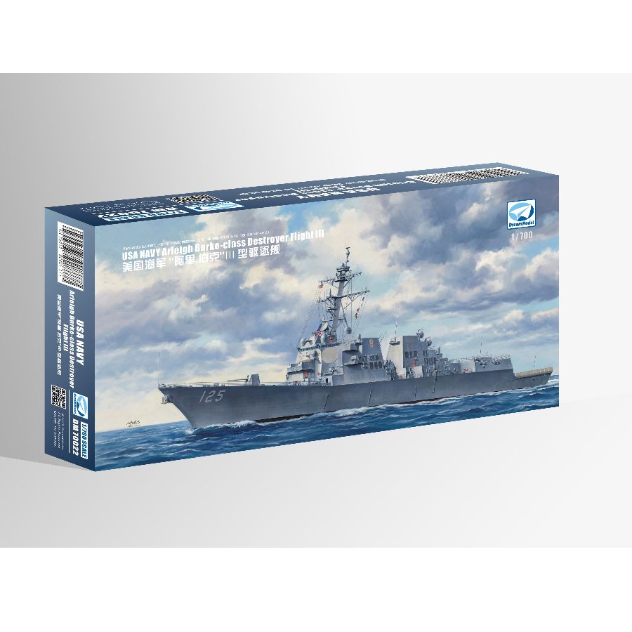 DM70022 DREAM 1/700 ABD Donanm - Model Kit Destroyer incelemesi ve fiyatı
