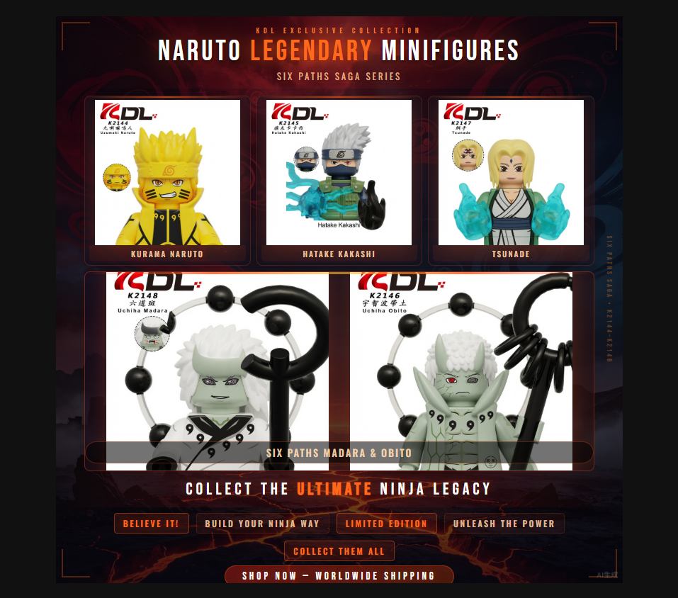 Naruto Shippuden Yapı Taşı Min - Model Kit Ninja incelemesi ve fiyatı