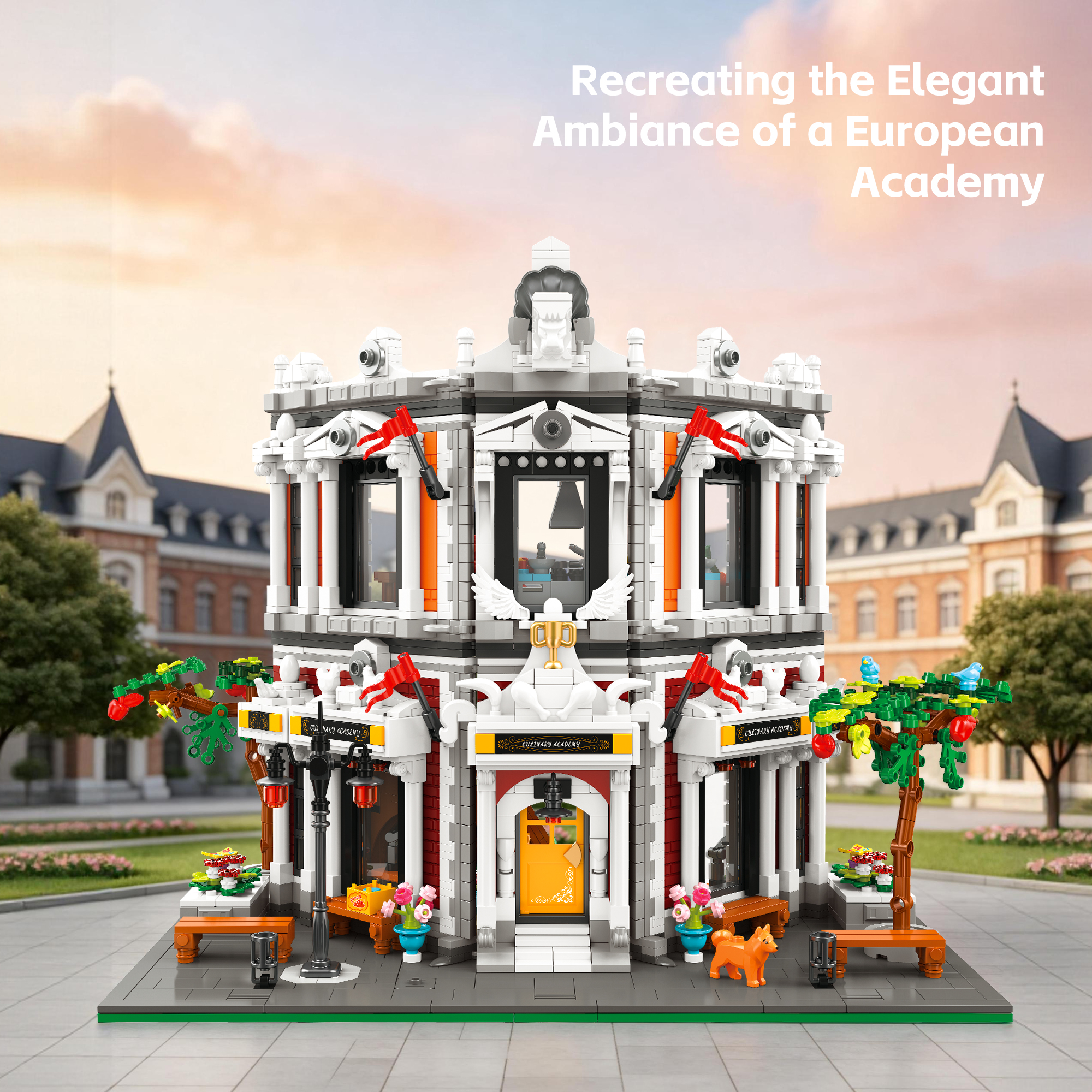 Yaratıcı 2743 Parça Yemek Akad - Model Kit Academy incelemesi ve fiyatı