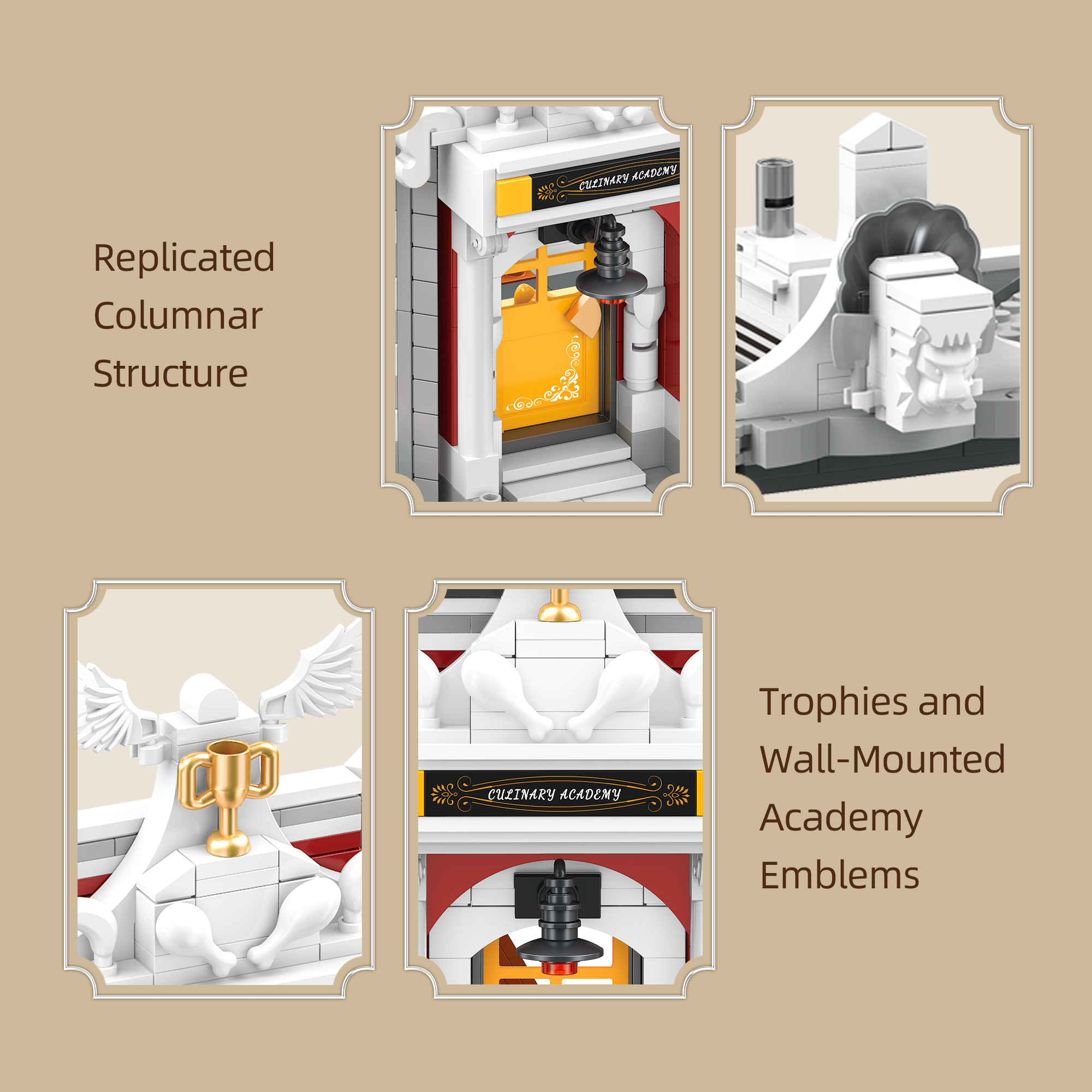 Yaratıcı 2743 Parça Yemek Akad - Model Kit Academy incelemesi ve fiyatı