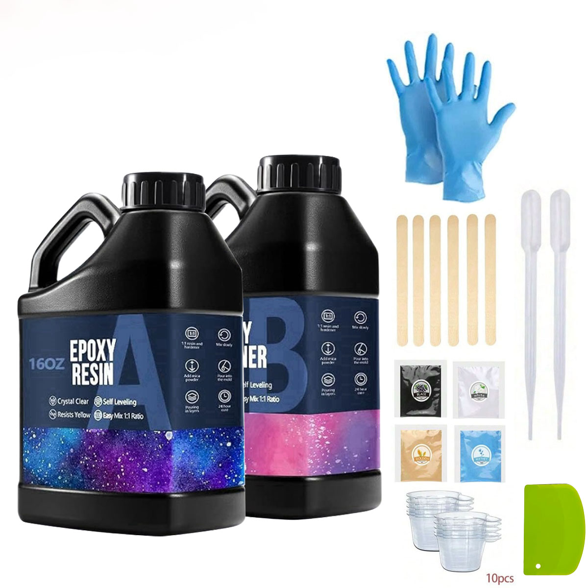 1000ml Kristal Berraklığında E - Resin Kit Cast incelemesi ve fiyatı