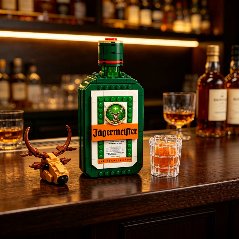Jagermeister Likör Şişesi Yapı - Model Kit Simulator incelemesi ve fiyatı