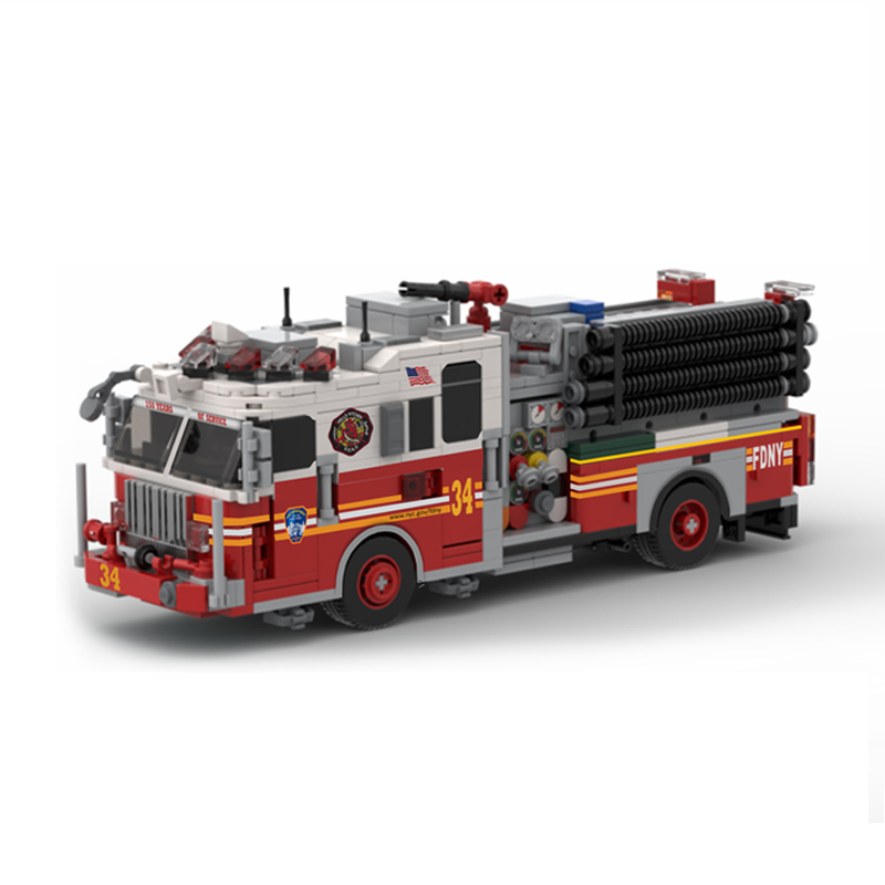 MOC New York İtfaiye Aracı 34  - Model Kit Engine incelemesi ve fiyatı
