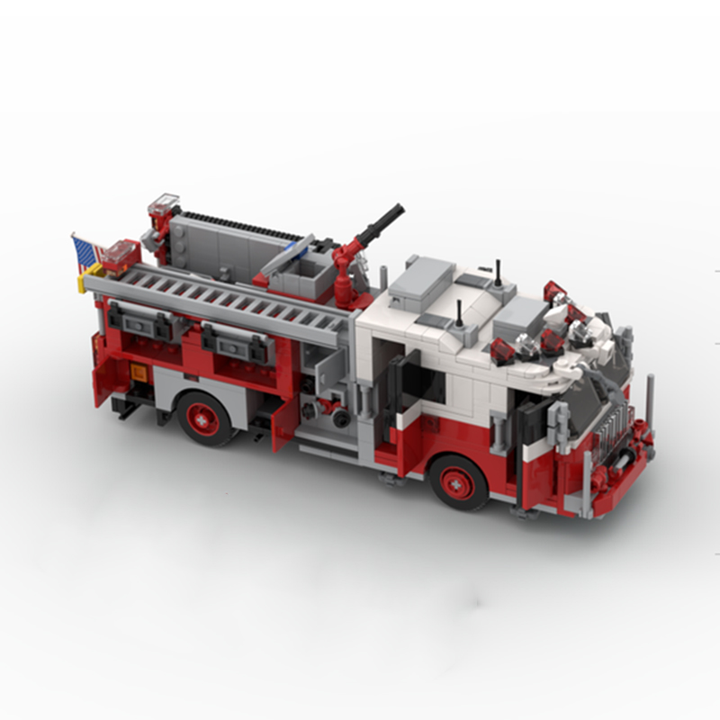 MOC New York İtfaiye Aracı 34  - Model Kit Engine incelemesi ve fiyatı