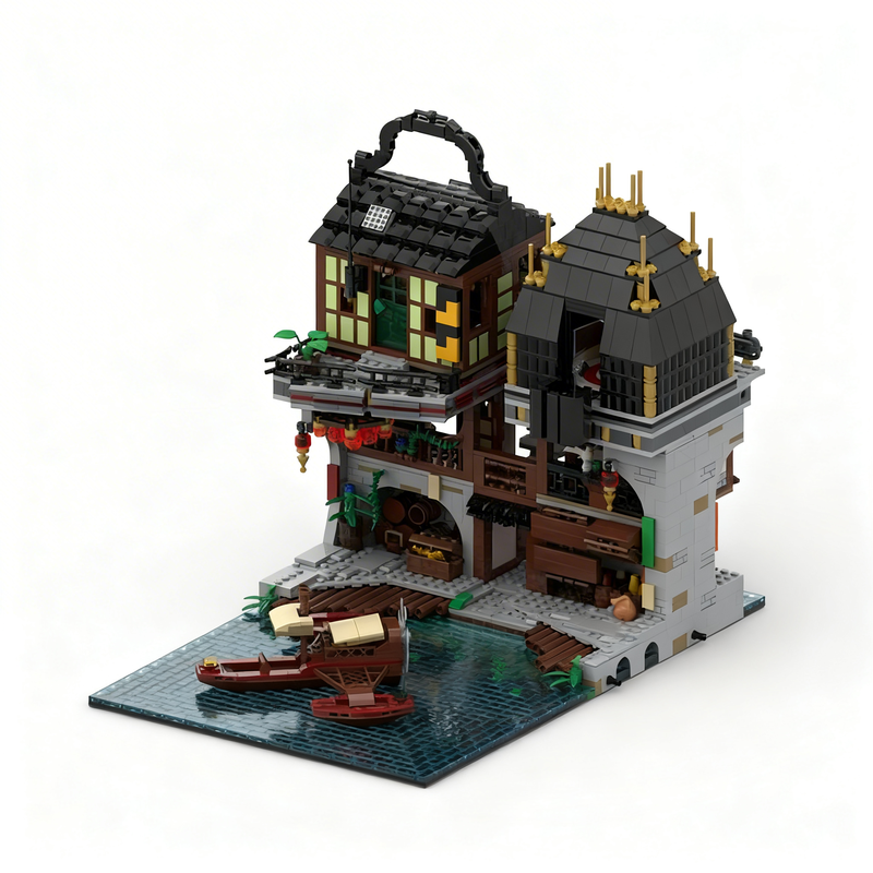 2840 adet MOC Ninja Macera Şeh - Model Kit Ninja incelemesi ve fiyatı