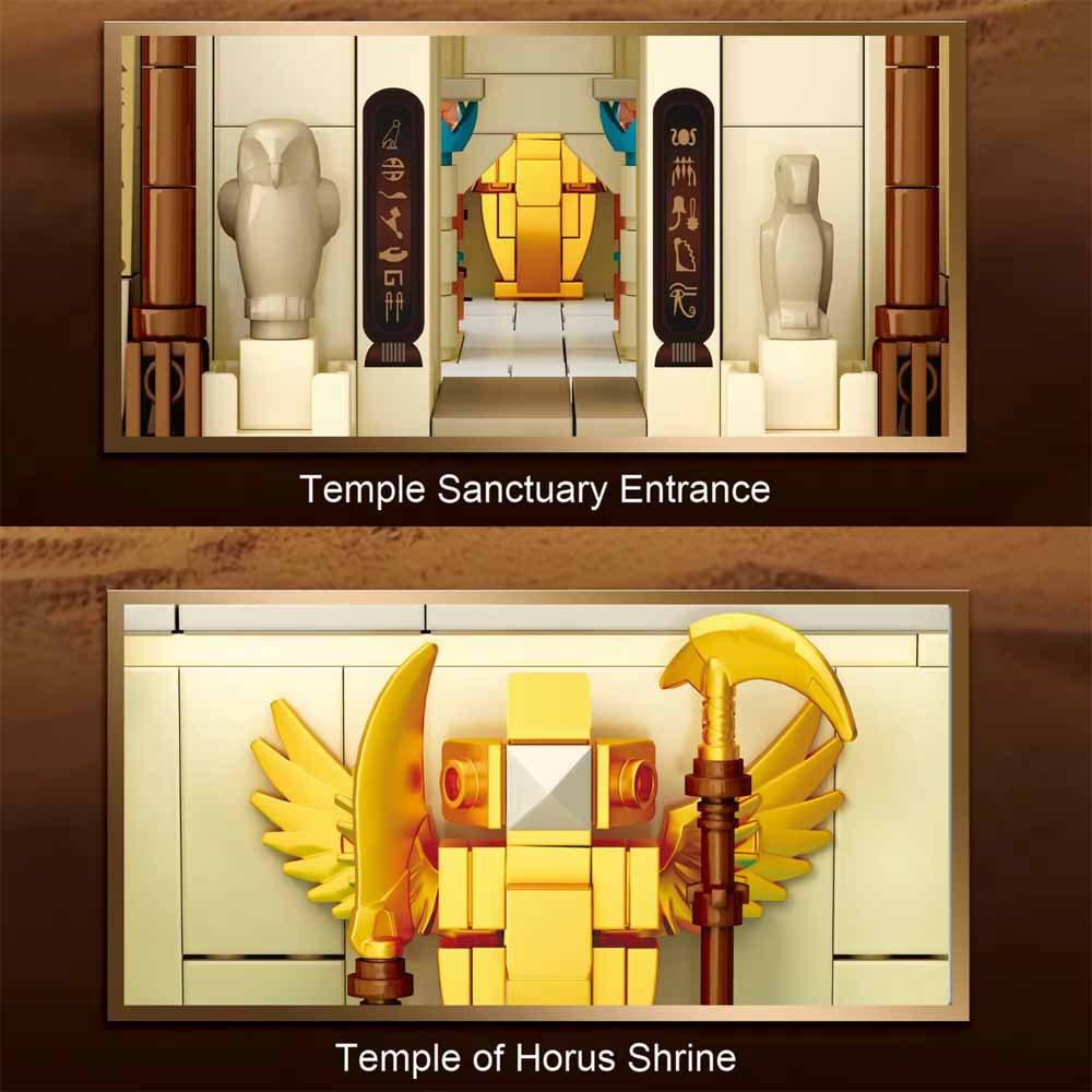 2073 adet Horus Tapınağı Yapı  - Model Kit Companies incelemesi ve fiyatı