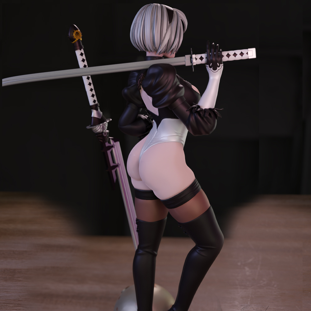 1/24 3d baskı Model seti güzel - Model Kit Nier Automata incelemesi ve fiyatı